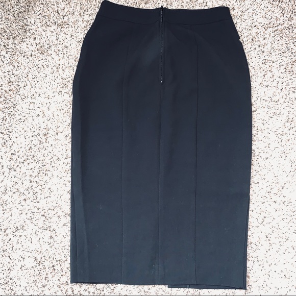 ⚡️H&M⚡️ zipper pencil skirt with front slit - Picture 3 of 4